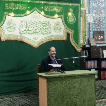 گزارش تصویری حضور دکتر علیرضا عباسی در مسجد المهدی(عج) فاز ۴ مهرشهر